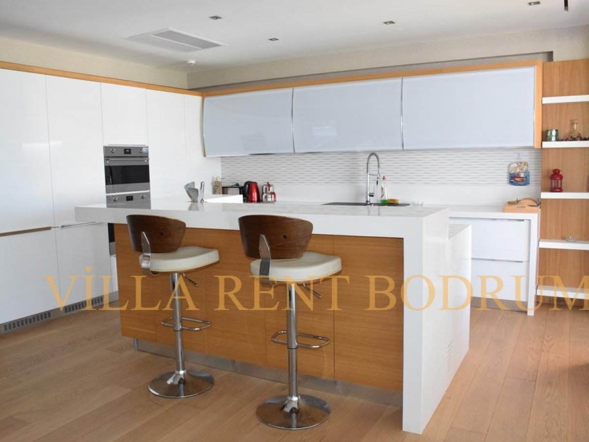 Bodrum Gündoğan'da 6 +1 Özel Havuzlu Sezonluk Kiralık Villa
