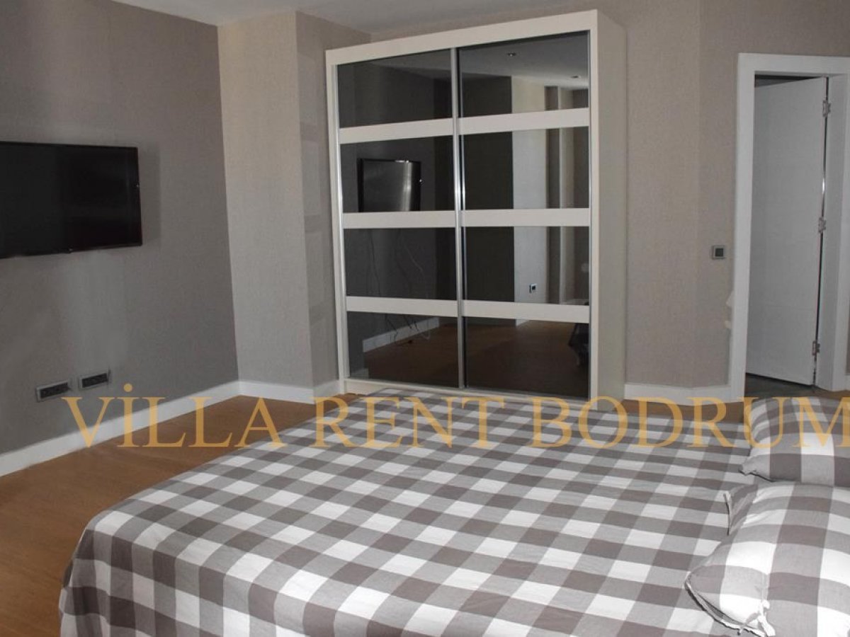 Bodrum Gündoğan'da 6 +1 Özel Havuzlu Sezonluk Kiralık Villa