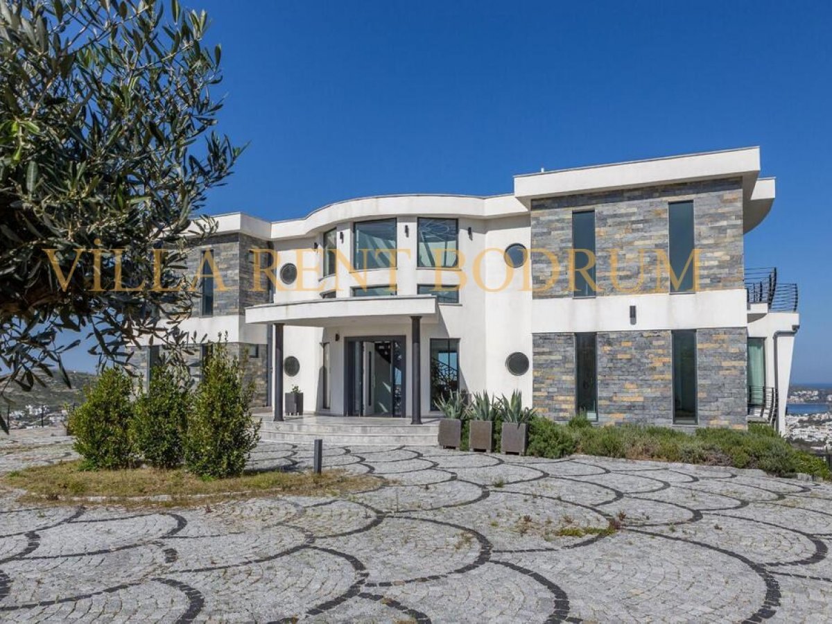 Bodrum Yalıkavak'ta 5+2 Özel Havuzlu Deniz Manzaralı Malikane