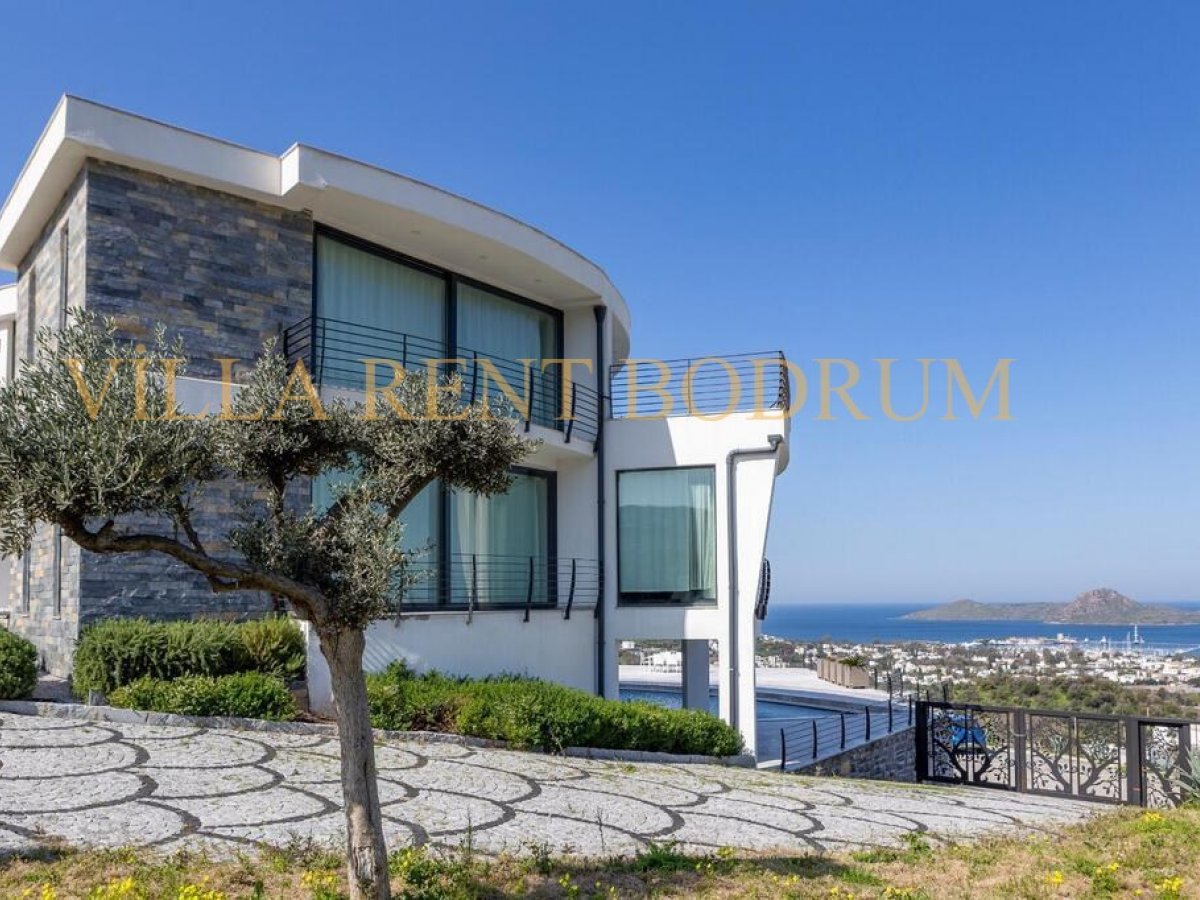 Bodrum Yalıkavak'ta 5+2 Özel Havuzlu Deniz Manzaralı Malikane