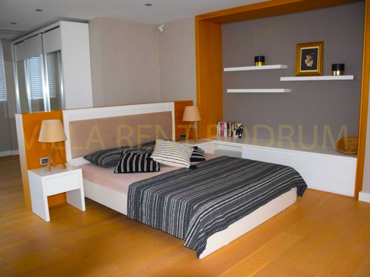 Bodrum Gündoğan'da 5+1 Kiralık Lüks Villa